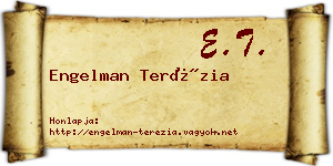 Engelman Terézia névjegykártya